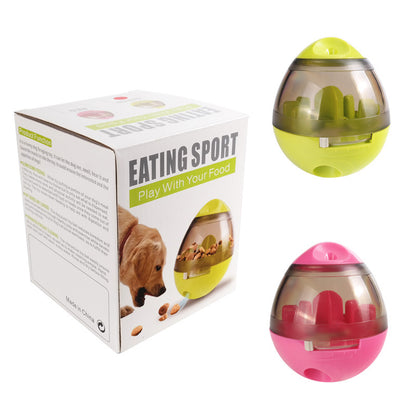 Interactive Dog Treat Dispenser Tumbler Toy
