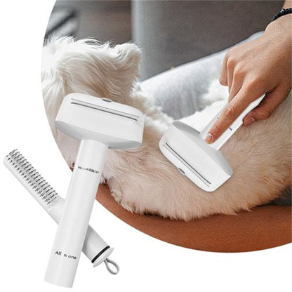 3-in-1 Pet Dematting Comb for Cats & Dogs