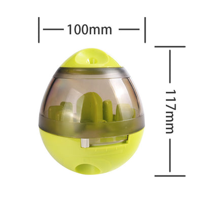 Interactive Dog Treat Dispenser Tumbler Toy