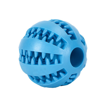 Rubber Treat Dispensing Dog Chew Ball