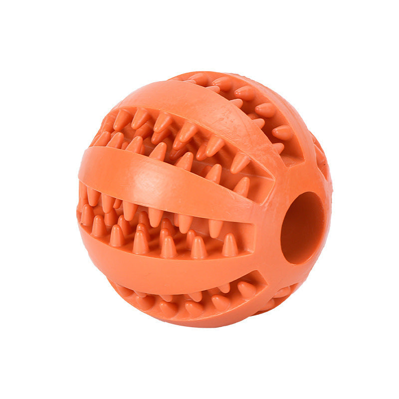 Rubber Treat Dispensing Dog Chew Ball