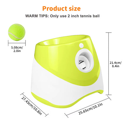 Mini Automatic Dog Ball Launcher with 3 Tennis Balls