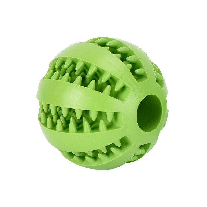 Rubber Treat Dispensing Dog Chew Ball