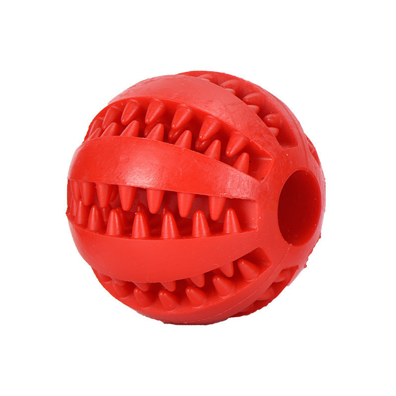 Rubber Treat Dispensing Dog Chew Ball