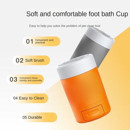 Pet Paw Cleaner Cup for Small Dogs & Cats