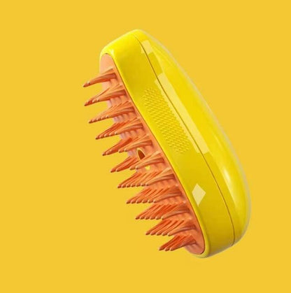 Rechargeable Mist Spray Pet Grooming Brush for Cats & Dogs