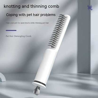 3-in-1 Pet Dematting Comb for Cats & Dogs
