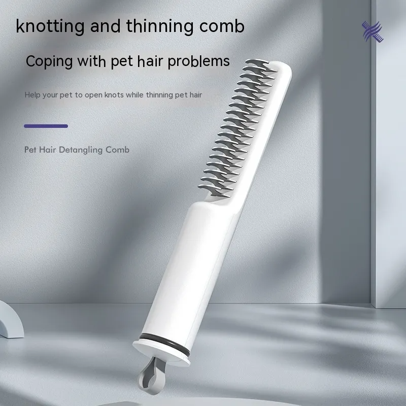 3-in-1 Pet Dematting Comb for Cats & Dogs