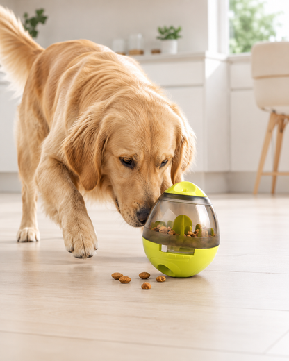 Interactive Dog Treat Dispenser Tumbler Toy