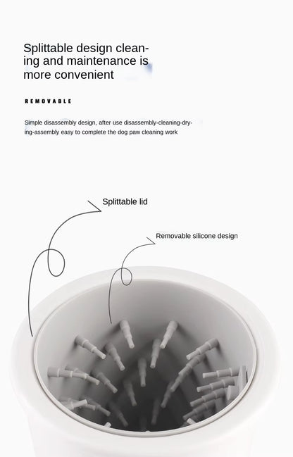 Automatic Pet Paw Washer Cup for Dogs & Cats
