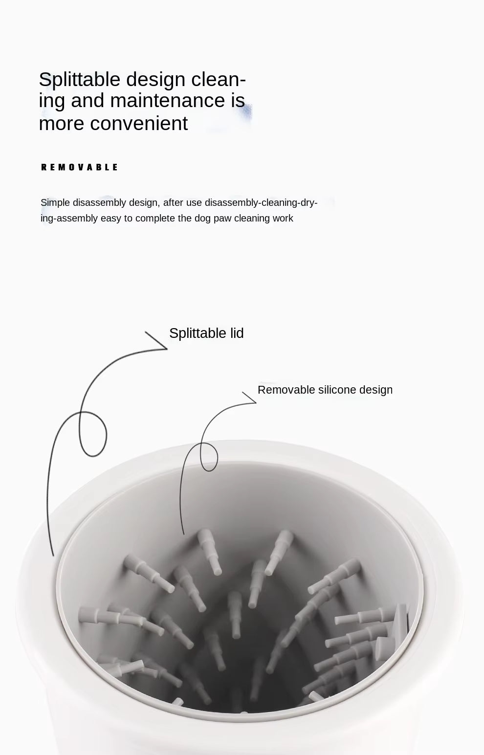 Automatic Pet Paw Washer Cup for Dogs & Cats